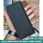 Goyal Leather GL 1450- Contrast Black | Goyal Leather Men’s Long Style Cow Leather Wallet - Image 2
