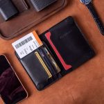 Goyal GL-9065 Black | Magnetic Closure Passport Travel Wallet – Crazy Cow Leather, RFID Protected - Image 2