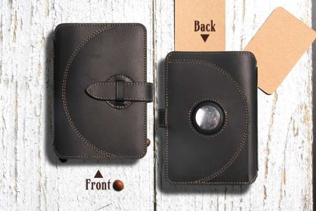 Goyal GL-2426 Black | Dual-Passport Travel Wallet – Crazy Horse Leather, RFID Protected - Image 1