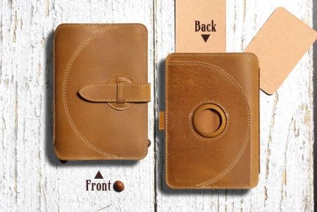 Goyal GL-2426 Gold Brown | Dual-Passport Travel Wallet – Crazy Horse Leather, RFID Protected - Image 1