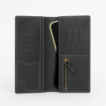 Goyal Leather GL 1209- Black | Goyal Leather Men’s Long Style Cow Leather Wallet - Image 2