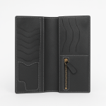 Goyal Leather GL 1209- Black | Goyal Leather Men’s Long Style Cow Leather Wallet - Image 3