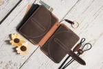 Goyal GL-2426 Dark Coffee | Dual-Passport Travel Wallet – Crazy Horse Leather, RFID Protected - Image 4