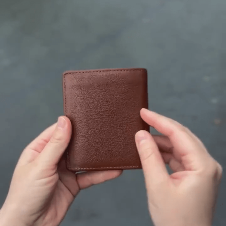 GL-6515 Brown | Goyal Leather Classic Genuine Leather Men’s Trifold Wallet – Compact with Coin Pocket & Multiple Card Slots - Image 4